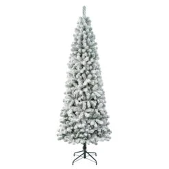 7.5 Ft. Acacia Medium Flocked Tree