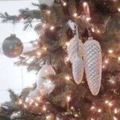 2-Piece HGTV Home Collection Pinecone Cluster Ornaments -Christmas Trees Sales AH63 AG2328C 4