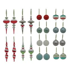 24-Piece HGTV Home Collection Nostalgic Traditions Ornaments 13 24-Piece HGTV Home Collection Nostalgic Traditions Ornaments -Christmas Trees Sales AH63 NT24220111 7