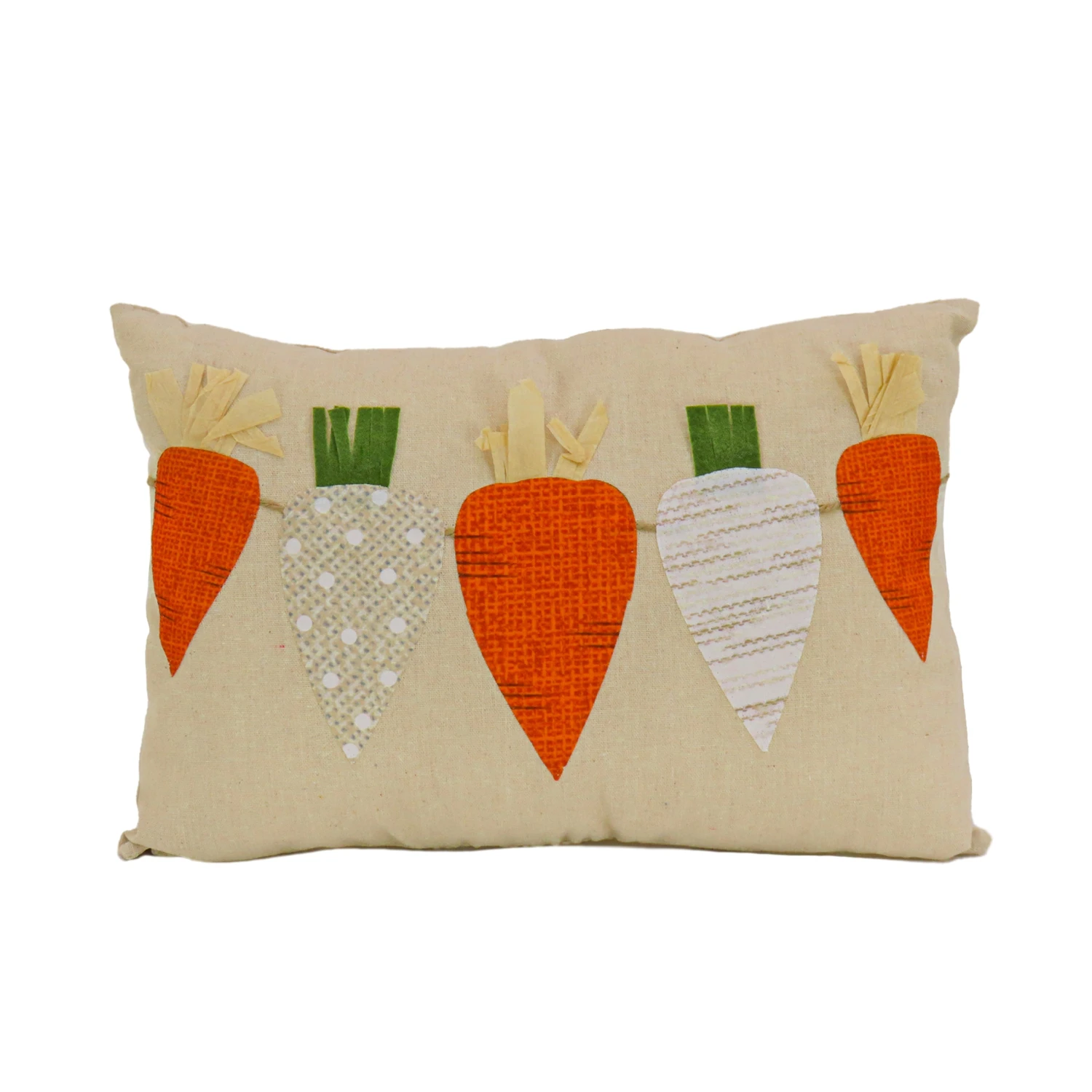 18 In. By 10 In. String Of Carrots Easter Decorative Pillow 1 18 In. By 10 In. String Of Carrots Easter Decorative Pillow