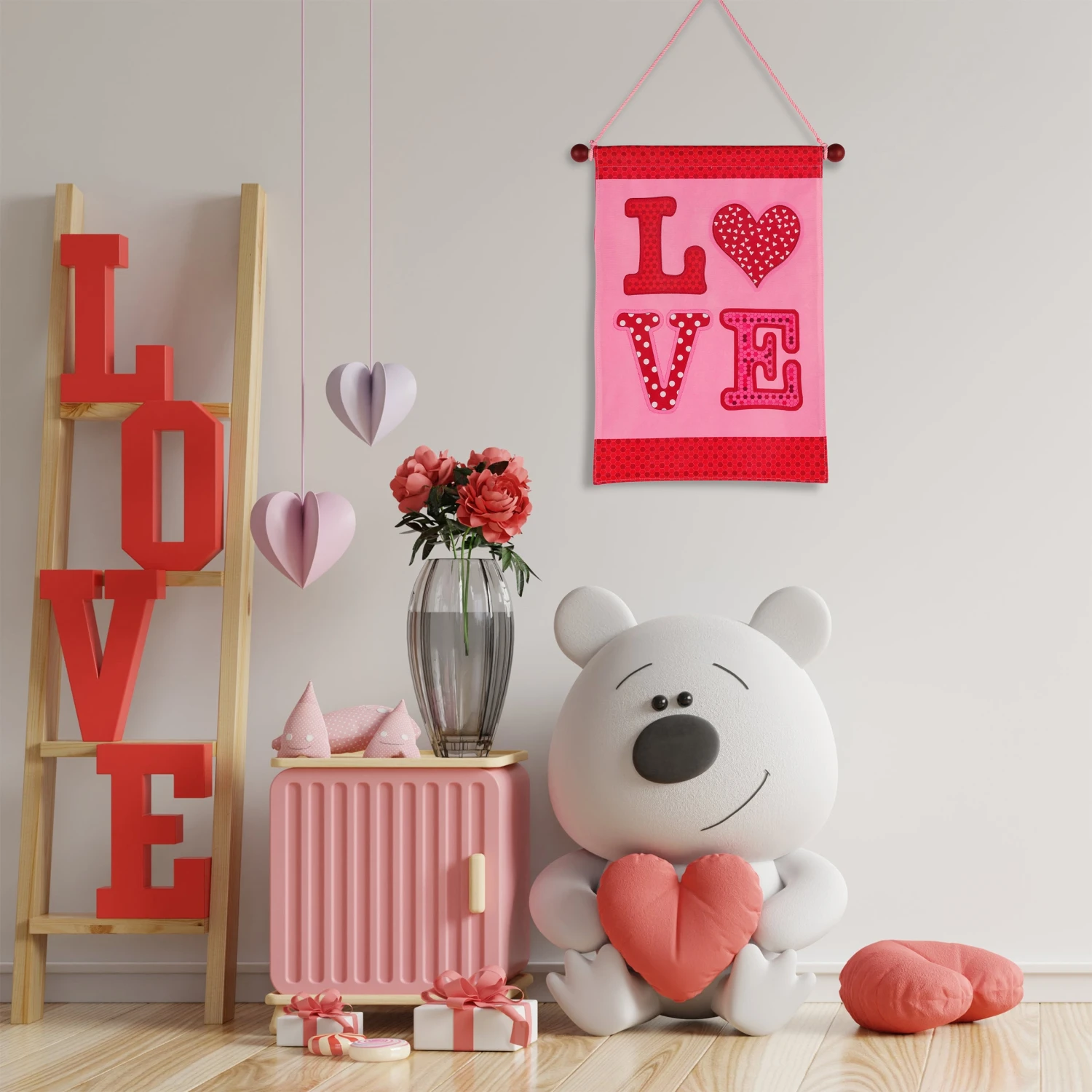 18.5 In. Valentine's 'LOVE' Banner 2 18.5 In. Valentine's 'LOVE' Banner - Image 2
