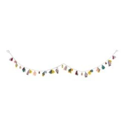 6 Ft. HGTV Home Collection Multicolor Boho Garland 12 6 Ft. HGTV Home Collection Multicolor Boho Garland -Christmas Trees Sales AN93 100120022 6