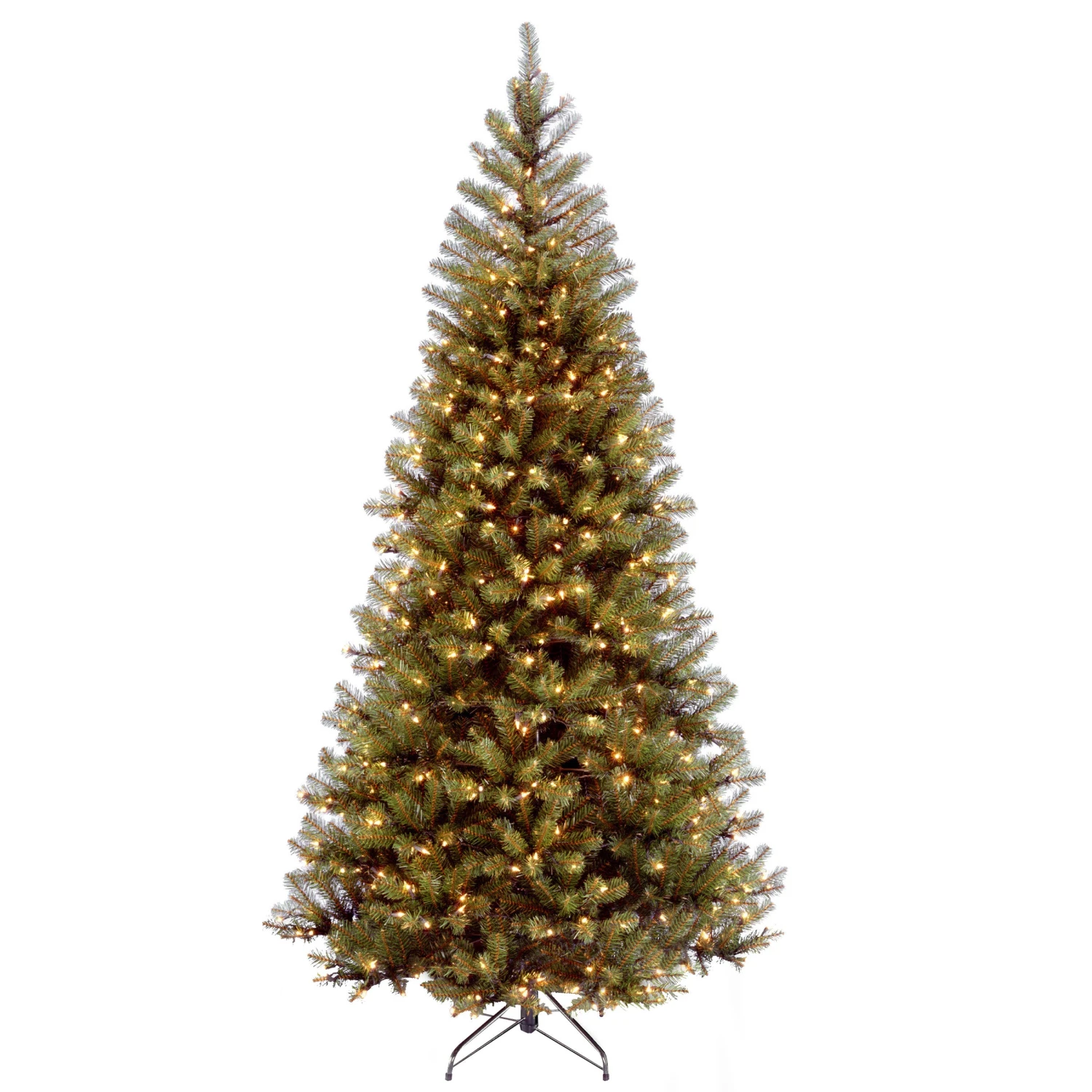 6 Ft. Pre-Lit Aspen Spruce Slim Tree With Clear Lights 1 6 Ft. Pre-Lit Aspen Spruce Slim Tree With Clear Lights