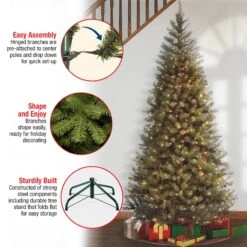 6 Ft. Pre-Lit Aspen Spruce Slim Tree With Clear Lights 19 6 Ft. Pre-Lit Aspen Spruce Slim Tree With Clear Lights -Christmas Trees Sales AP7 300 60 Features 72d5f421 b109 4ab1 a26a 28545ffb7727