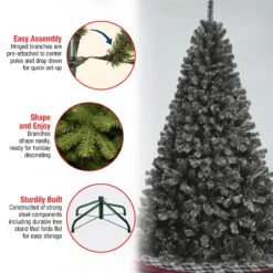7.5 Ft. Color Pop Black Tree -Christmas Trees Sales AR100 POPBK 75 Features