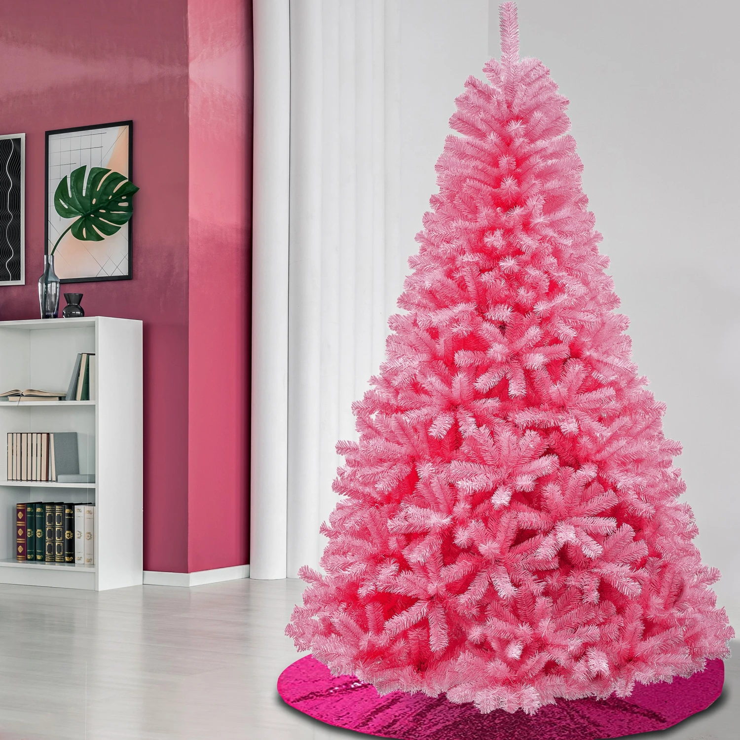 7.5 Ft. Color Pop Pink Tree 2 7.5 Ft. Color Pop Pink Tree - Image 2