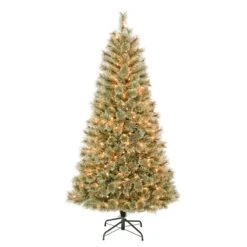 6 Ft. Pre-Lit Arcadia Pine Cashmere With Clear Lights