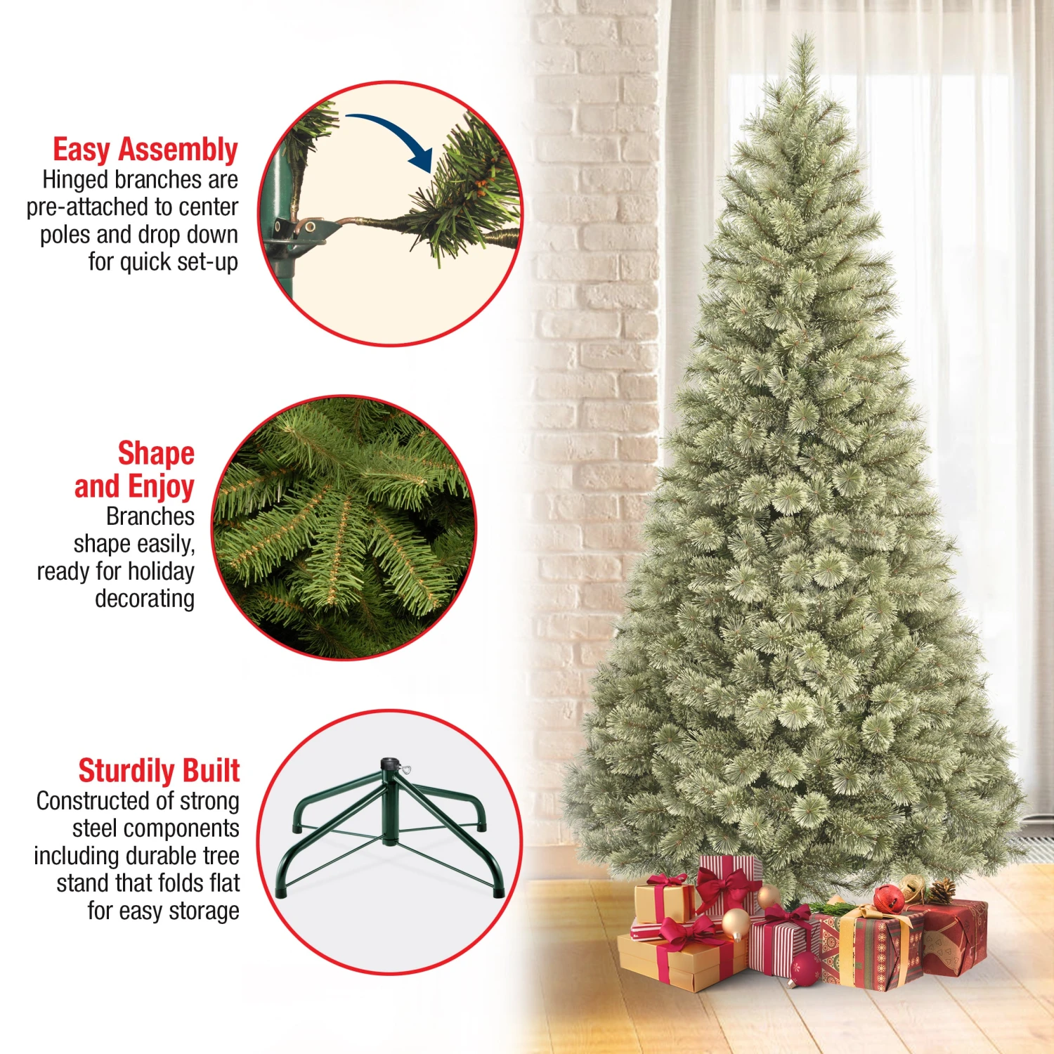 7.5 Ft. Arcadia Pine Cashmere Tree 5 7.5 Ft. Arcadia Pine Cashmere Tree - Image 5