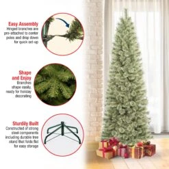 7.5 Ft. Arcadia Pine Cashmere Slim Tree 9 7.5 Ft. Arcadia Pine Cashmere Slim Tree -Christmas Trees Sales ARC100 504 75 Features