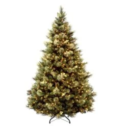 6.5 Ft. Pre-Lit Carolina Pine Tree With Clear Lights
