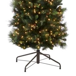 12 Ft.Pre-Lit Carolina Pine Slim Tree With Clear Lights 12 12 Ft.Pre-Lit Carolina Pine Slim Tree With Clear Lights -Christmas Trees Sales CAP3 330 120 Silo C2