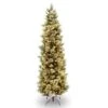 6.5 Ft. Pre-Lit Carolina Pine Slim Tree With Clear Lights