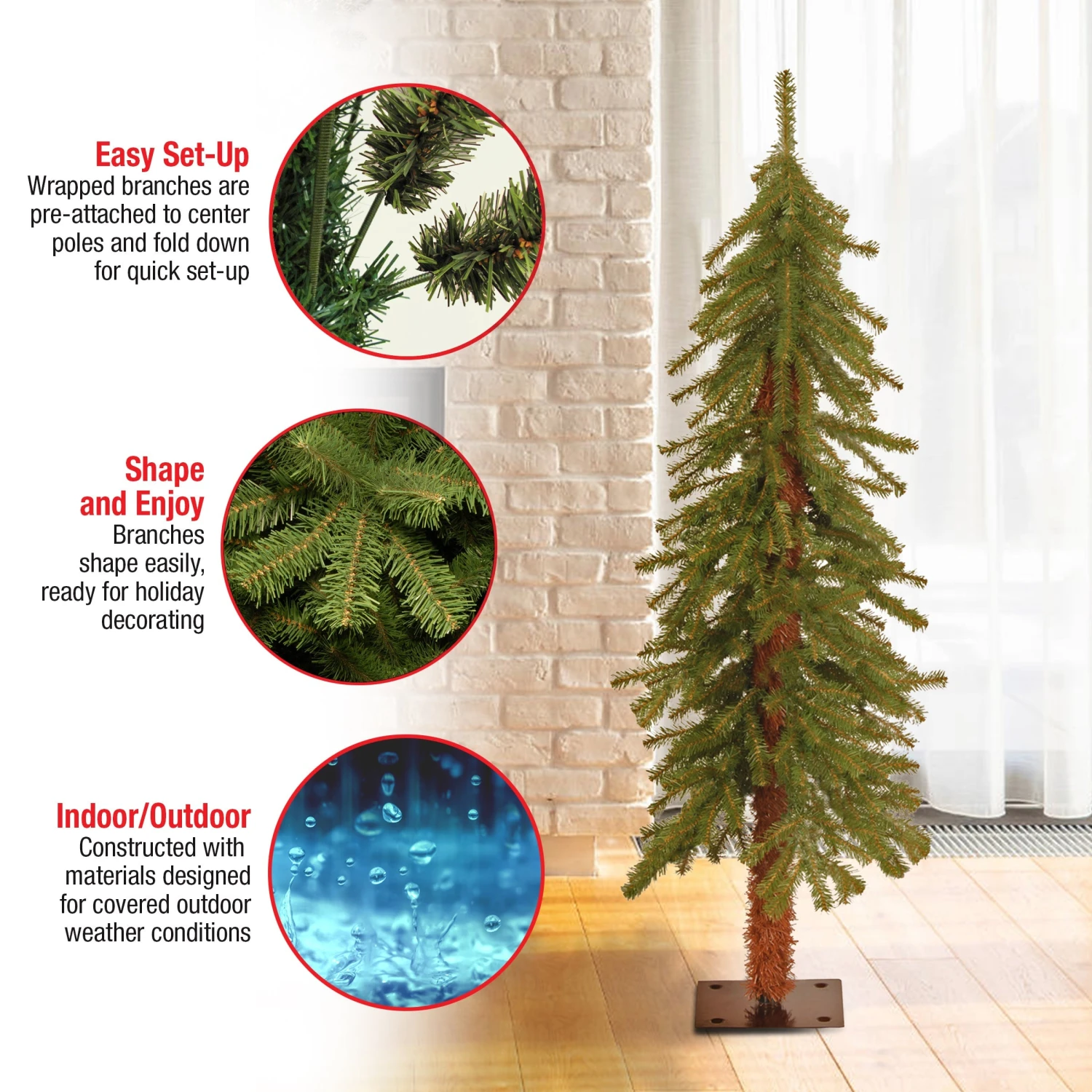 4 Ft. Hickory Cedar Tree 8 4 Ft. Hickory Cedar Tree - Image 8