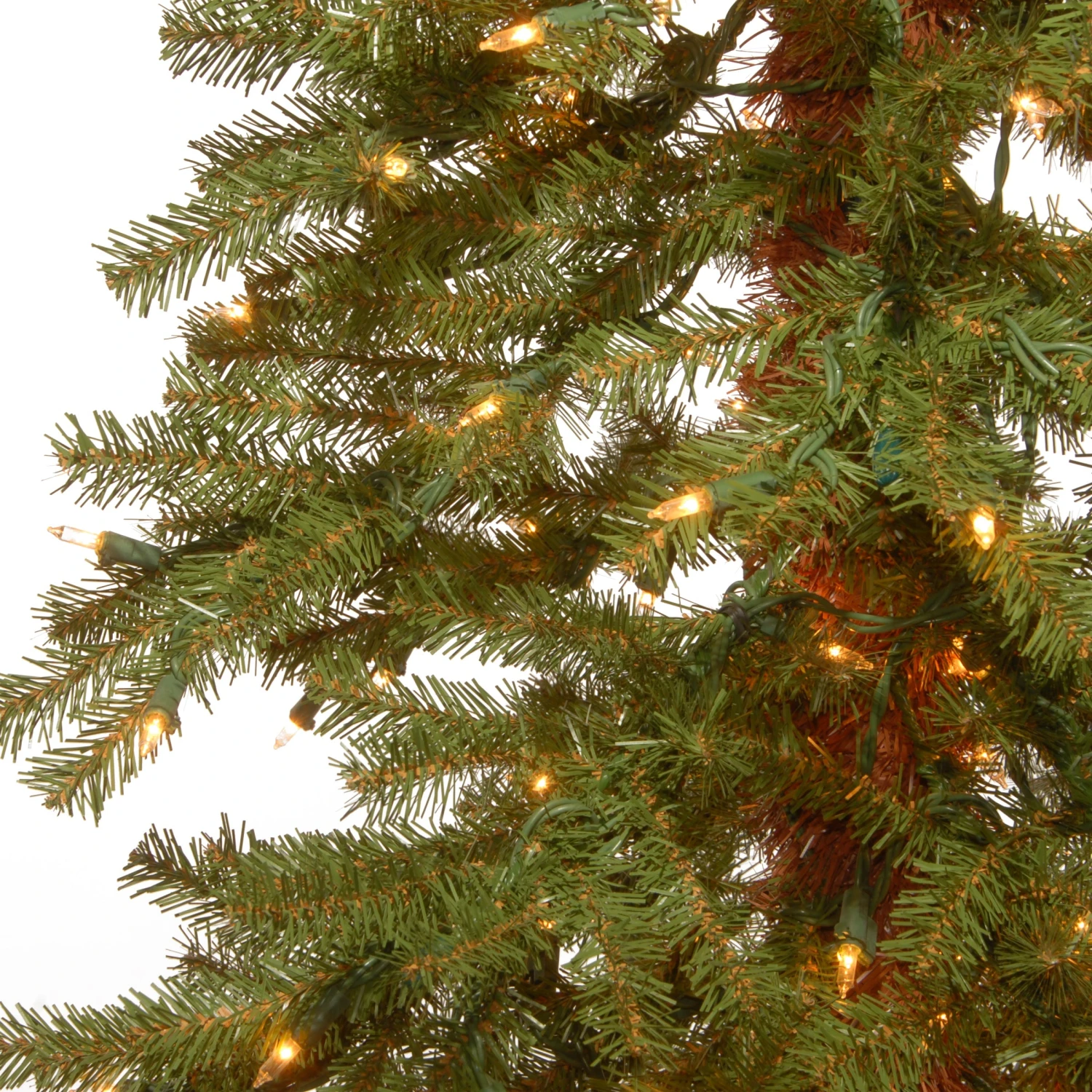 6 Ft. Pre-Lit Hickory Cedar Tree With Clear Lights 3 6 Ft. Pre-Lit Hickory Cedar Tree With Clear Lights - Image 3