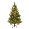 4.5 Ft. Pre-Lit Charleston Pine Tree With Clear Lights