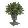 24 In. Crestwood Spruce Porch Bush With Twinkly LED Lights