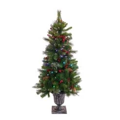 4 Ft. Pre-Lit Crestwood Spruce Tree With Twinkly LED Lights