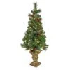 4 Ft. Pre-Lit Crestwood Spruce Tree With Warm White LED Lights