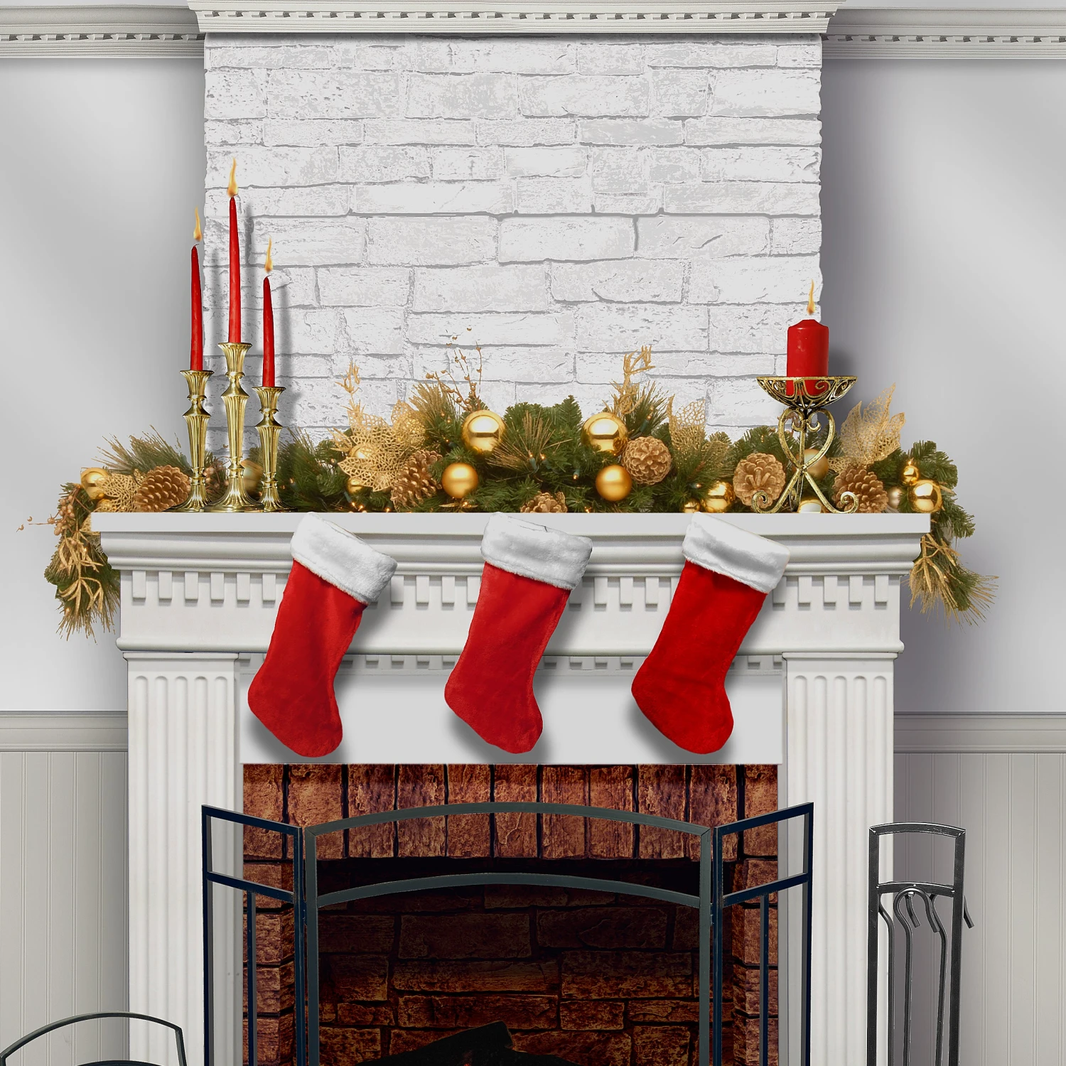 6 Ft. Pre-Lit Decorative Collection Elegance Swag With Clear Lights 2 6 Ft. Pre-Lit Decorative Collection Elegance Swag With Clear Lights - Image 2