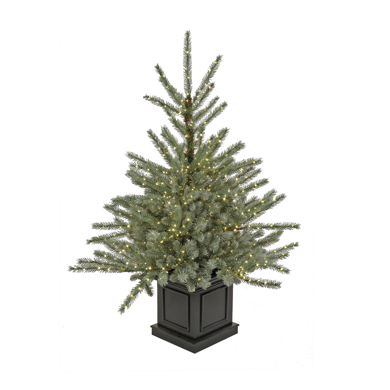 4 Ft.Pre-Lit Aberdeen Blue Spruce Tree 1 4 Ft.Pre-Lit Aberdeen Blue Spruce Tree
