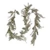 9 Ft. Pre-LitSnowy Twig Garland With Warm White LED Rice Lights