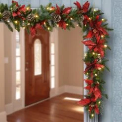 9 Ft. Pre-Lit Decorative Collection Garland With Clear Lights 8 9 Ft. Pre-Lit Decorative Collection Garland With Clear Lights -Christmas Trees Sales DC3 355 9B 2 8d3347ec bc54 4033 9d81 3dcd22b3b528