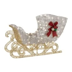 38 In. Santas Sleigh With LED Lights 8 38 In. Santas Sleigh With LED Lights -Christmas Trees Sales DF 070021U Silo