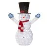 72 In. Snowman Decoration With White LED Lights