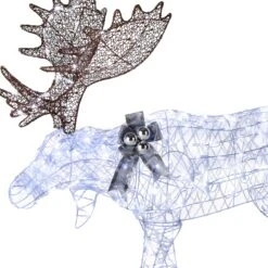 50 In. Pre-lit Moose Decoration -Christmas Trees Sales DF 200002L Silo C1