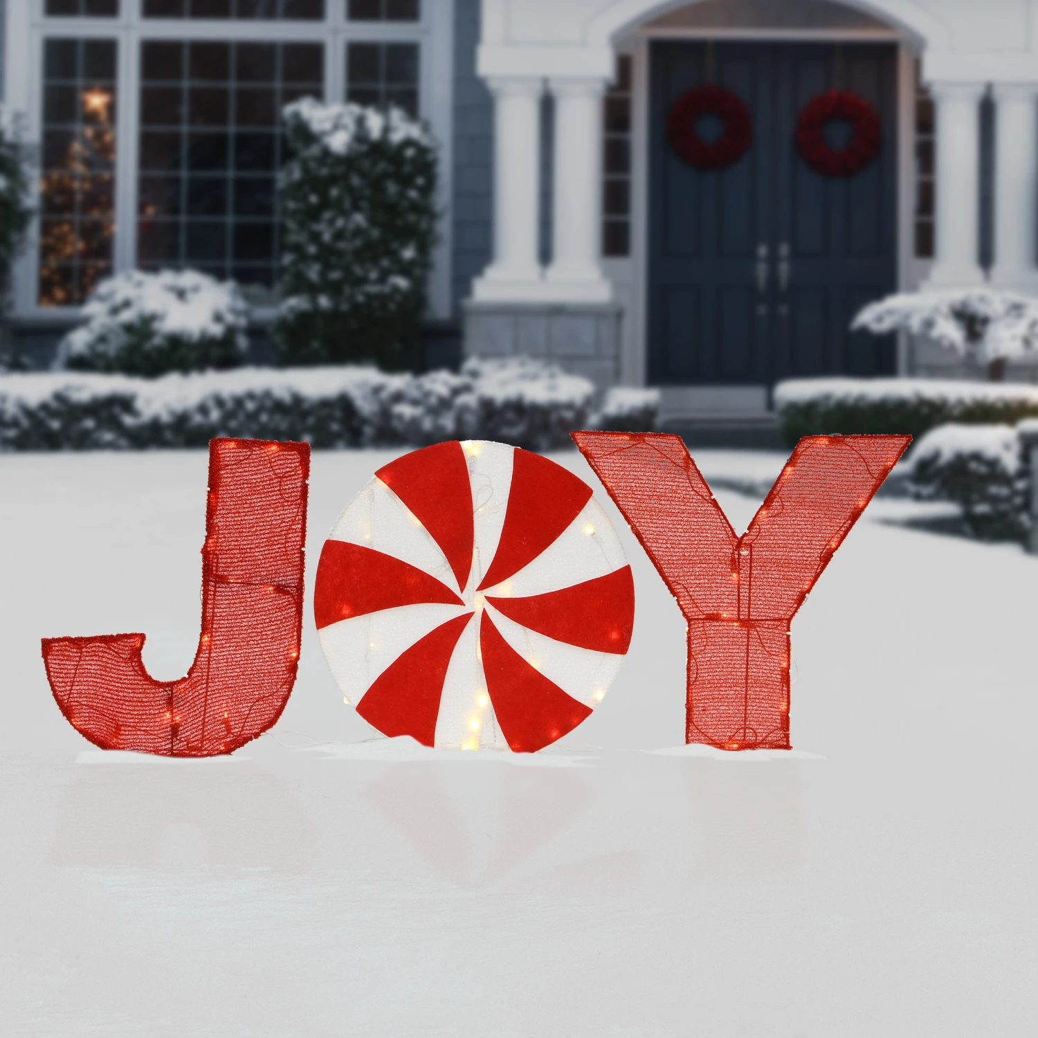 18 In. Pre-Lit JOY Decoration 2 18 In. Pre-Lit JOY Decoration - Image 2