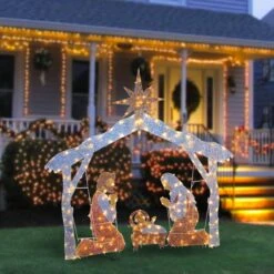 72 In. Nativity Scene With White LED Lights 13 72 In. Nativity Scene With White LED Lights -Christmas Trees Sales DF 250001U 2