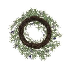 19 In. Spring Wreath With Lavender And Rosemary 7 19 In. Spring Wreath With Lavender And Rosemary -Christmas Trees Sales DL87 45F22192 1 4