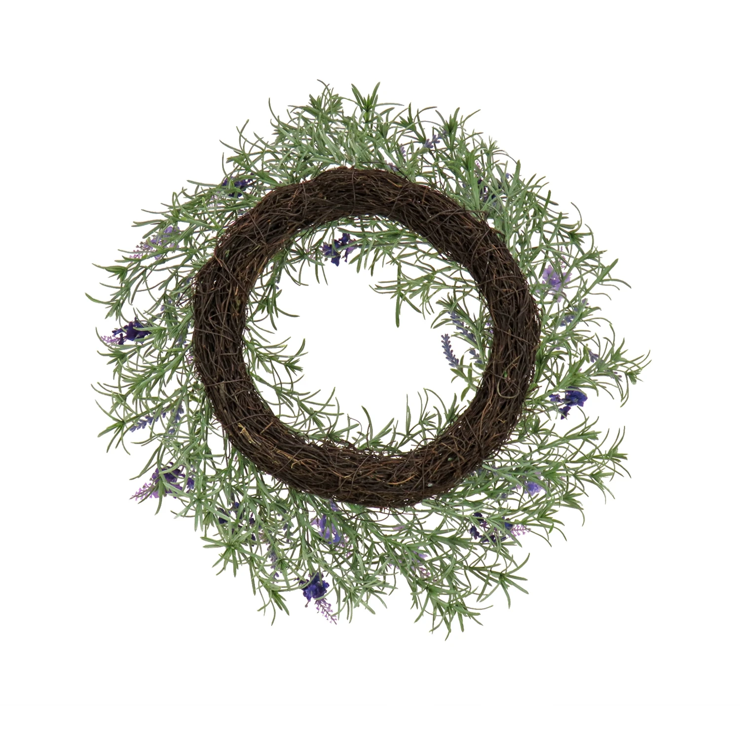 19 In. Spring Wreath With Lavender And Rosemary 4 19 In. Spring Wreath With Lavender And Rosemary - Image 4