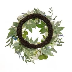 24 In. Spring Wreath With Dahlia, Peony, And Hydrangea Blooms 7 24 In. Spring Wreath With Dahlia, Peony, And Hydrangea Blooms -Christmas Trees Sales DL87 45F22195 1 4