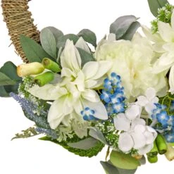 20 In. Spring Hoop Wreath With Dahlia, Peony, And Hydrangea Blooms 6 20 In. Spring Hoop Wreath With Dahlia, Peony, And Hydrangea Blooms -Christmas Trees Sales DL87 45F22196 1 3