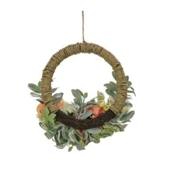 20 In. Spring Hoop Wreath With Peony, Rose, And Lamb's Ear Flower Blooms 7 20 In. Spring Hoop Wreath With Peony, Rose, And Lamb's Ear Flower Blooms -Christmas Trees Sales DL87 45F22202 1 4