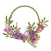 16 In. Spring Hoop Wreath With Lavender And Blossom