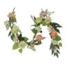 6 Ft. Spring Garland With Rose Blooms, Lavender, Berry Clusters, Leafy Greens