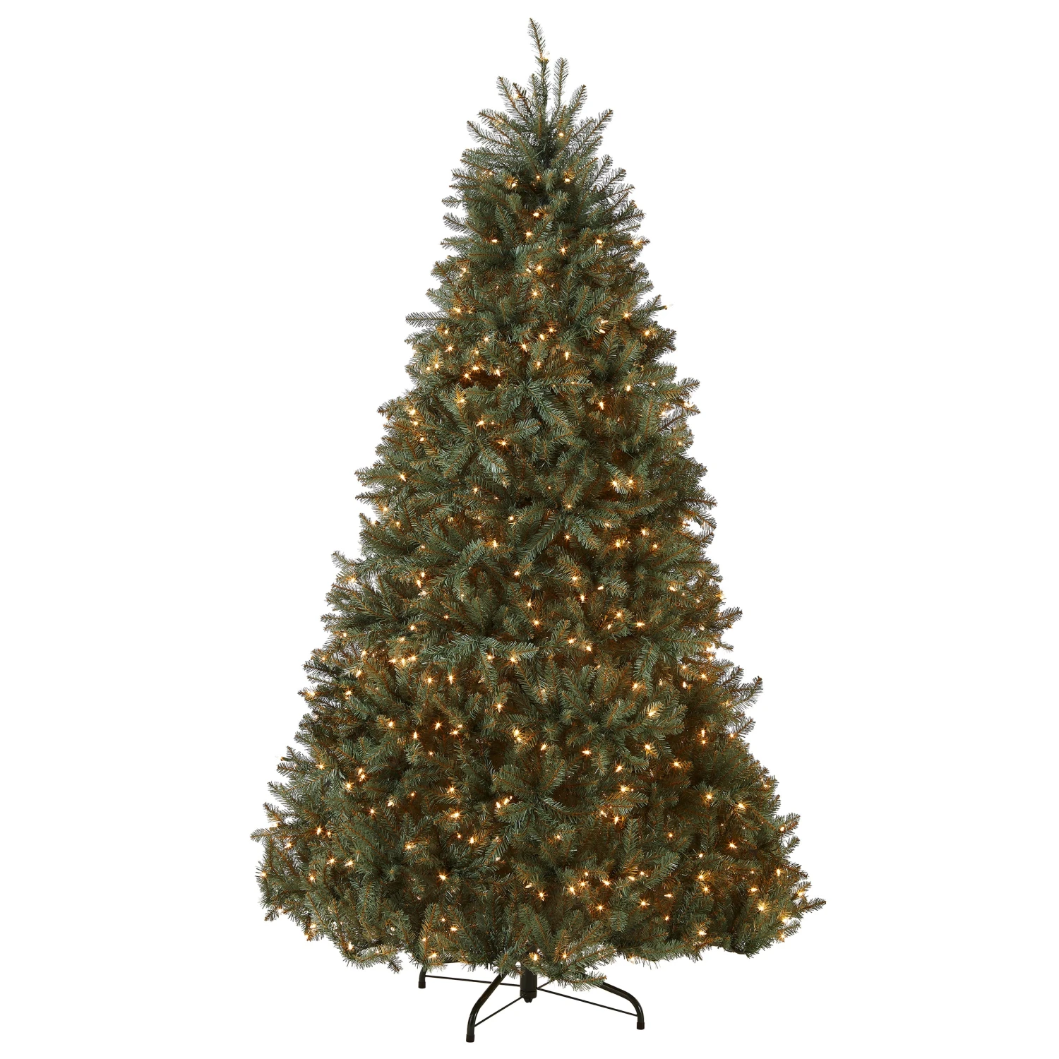 7.5 Ft. Pre-Lit Dunhill Fir Blue Tree With Clear Lights 1 7.5 Ft. Pre-Lit Dunhill Fir Blue Tree With Clear Lights