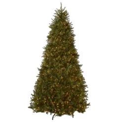 10 Ft. Pre-Lit Dunhill Fir Tree With Clear Lights