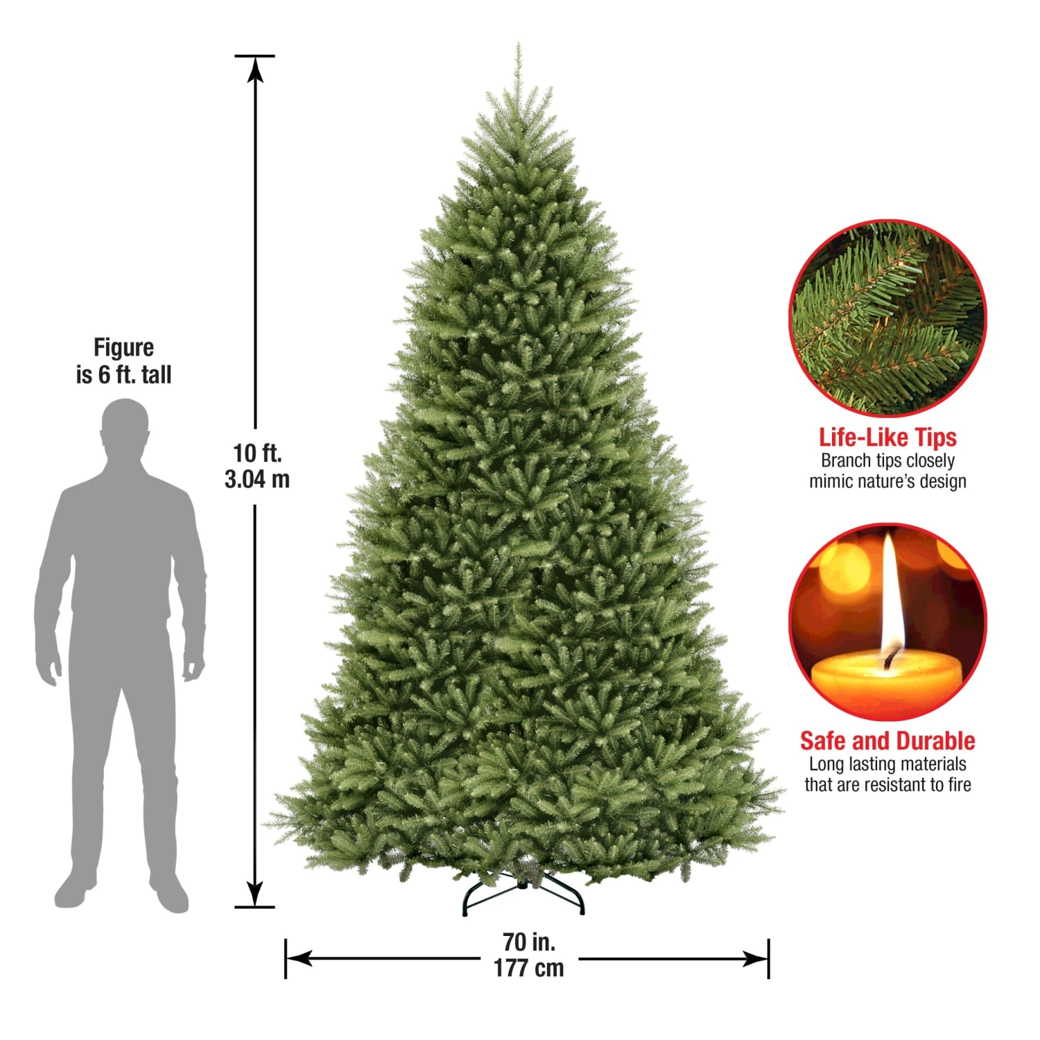 10 Ft. Dunhill Fir Tree 9 10 Ft. Dunhill Fir Tree - Image 9