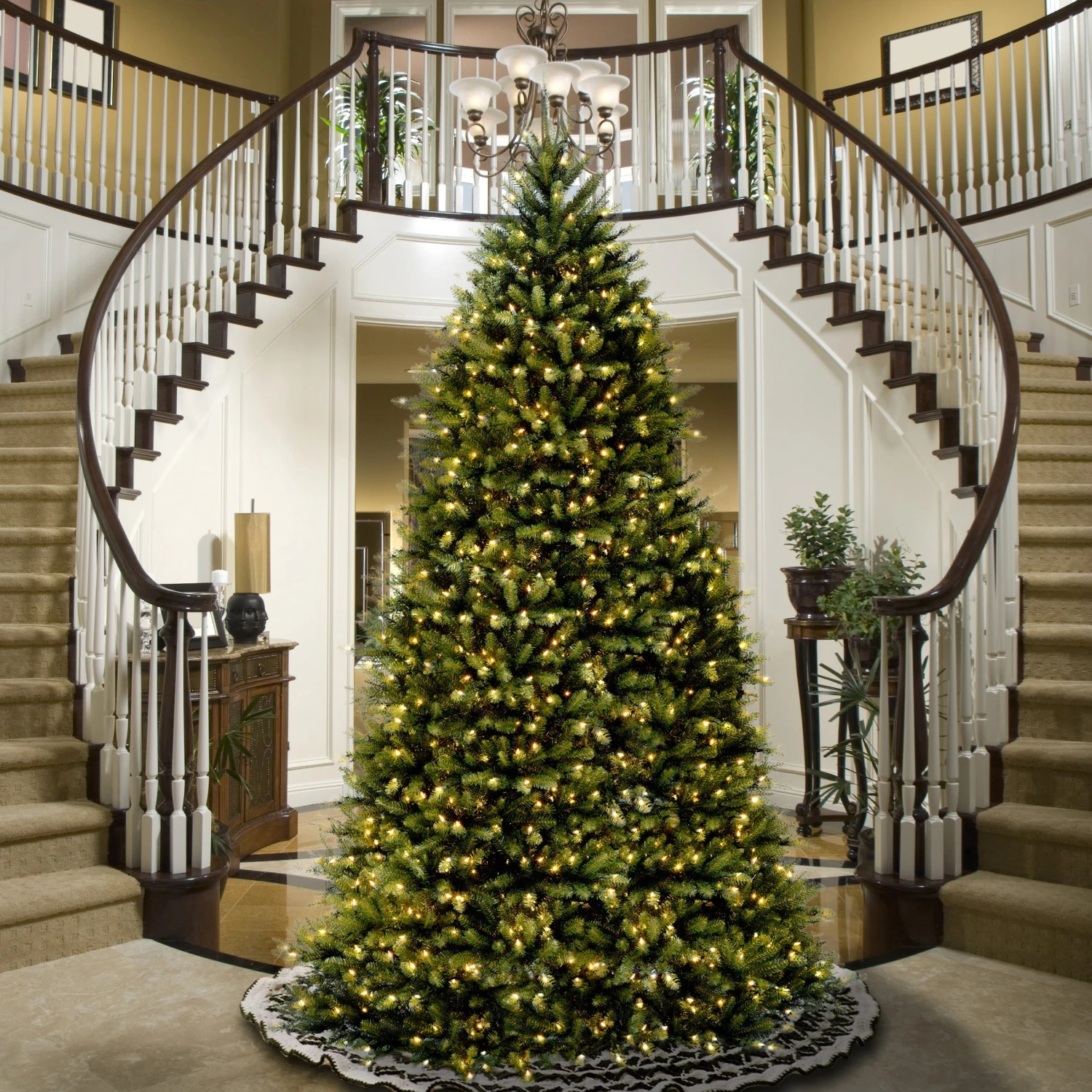 14 Ft. Dunhill Fir Tree With Clear Lights 2 14 Ft. Dunhill Fir Tree With Clear Lights - Image 2
