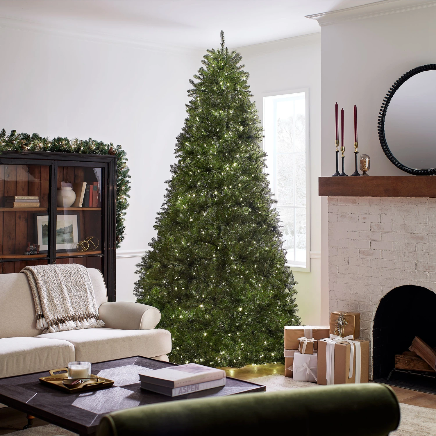 10 Ft. Pre-Lit Dunhill Fir Tree With Dual Color LED Lights 9 10 Ft. Pre-Lit Dunhill Fir Tree With Dual Color LED Lights - Image 9