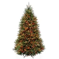 7.5 Ft. Pre-Lit Dunhill Fir Tree With Dual Color LED Lights 24 7.5 Ft. Pre-Lit Dunhill Fir Tree With Dual Color LED Lights -Christmas Trees Sales DUH 330LD 75S 1