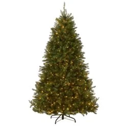 7.5 Ft. Pre-Lit Dunhill Fir Tree With Dual Color LED Lights