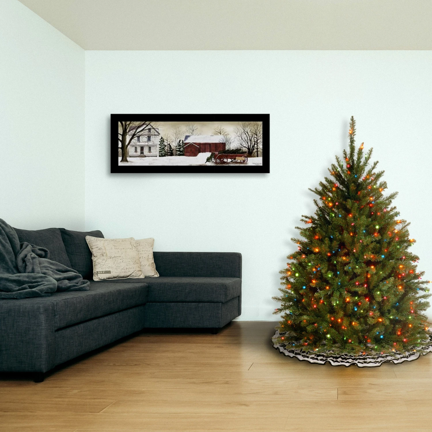 4.5 Ft. Pre-Lit Dunhill Fir Tree With Multicolor Lights 11 4.5 Ft. Pre-Lit Dunhill Fir Tree With Multicolor Lights - Image 11