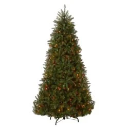 6.5 Ft. Pre-Lit Dunhill Fir Tree With Multicolor Lights
