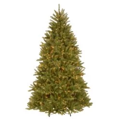 7.5 Ft. Pre-Lit Dunhill Fir Hinged Tree With Clear Lights 14 7.5 Ft. Pre-Lit Dunhill Fir Hinged Tree With Clear Lights -Christmas Trees Sales DUH 75LO