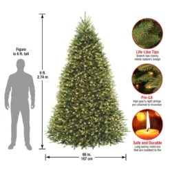 9 Ft. Pre-Lit Dunhill Fir Tree With Clear Lights 19 9 Ft. Pre-Lit Dunhill Fir Tree With Clear Lights -Christmas Trees Sales DUH 90LO S6 Dim dbee8bb8 64c4 43c6 8cc8 48095f0eec37