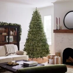 9 Ft. Pre-Lit Dunhill Fir Tree With 900 Clear Lights -Christmas Trees Sales DUH 90LO S6 Lifestyle